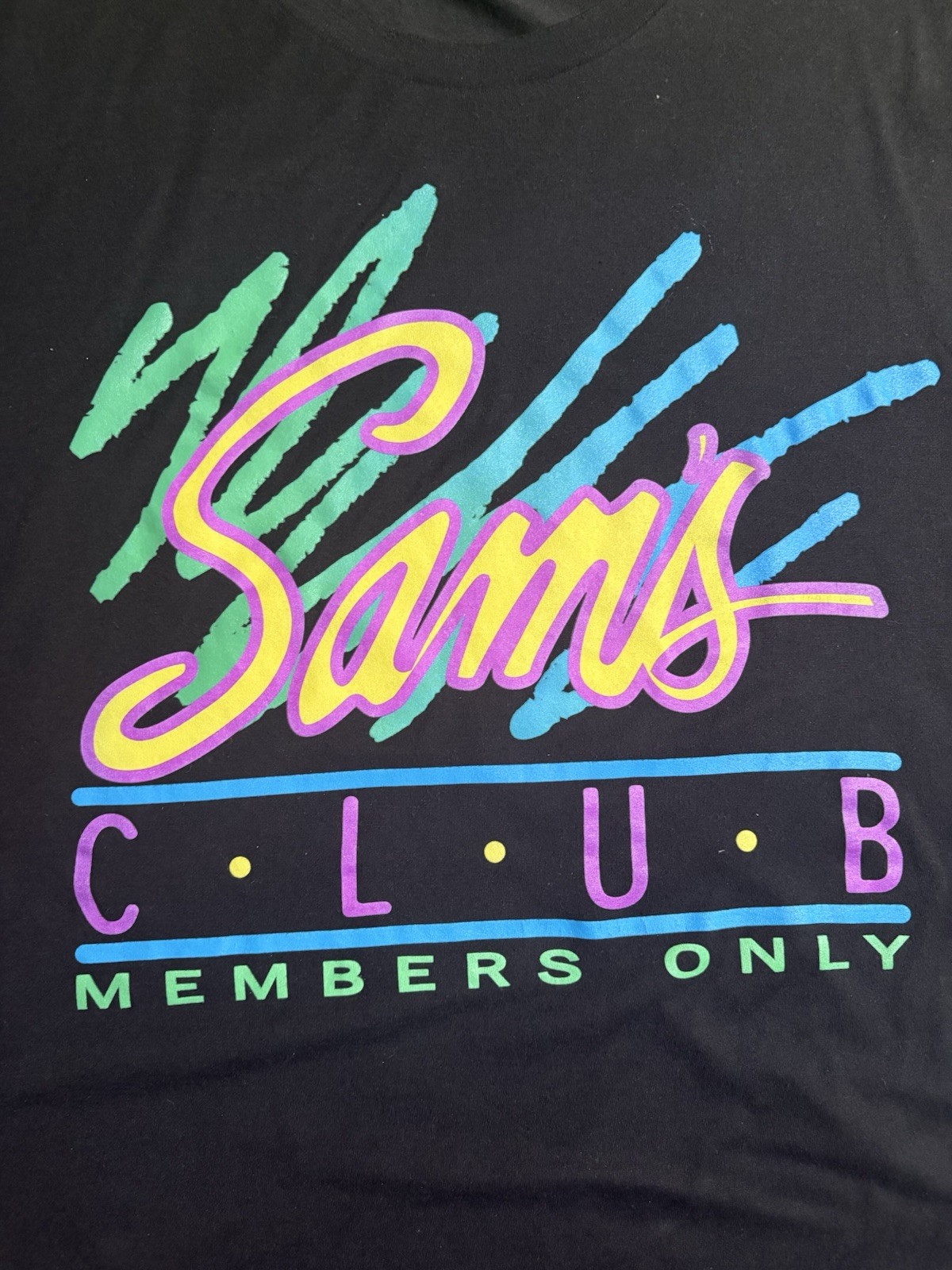 District Perfect Blend Sam’s Club Graphic T-Shirt Men’s 2XL Black Crew Neck gallery