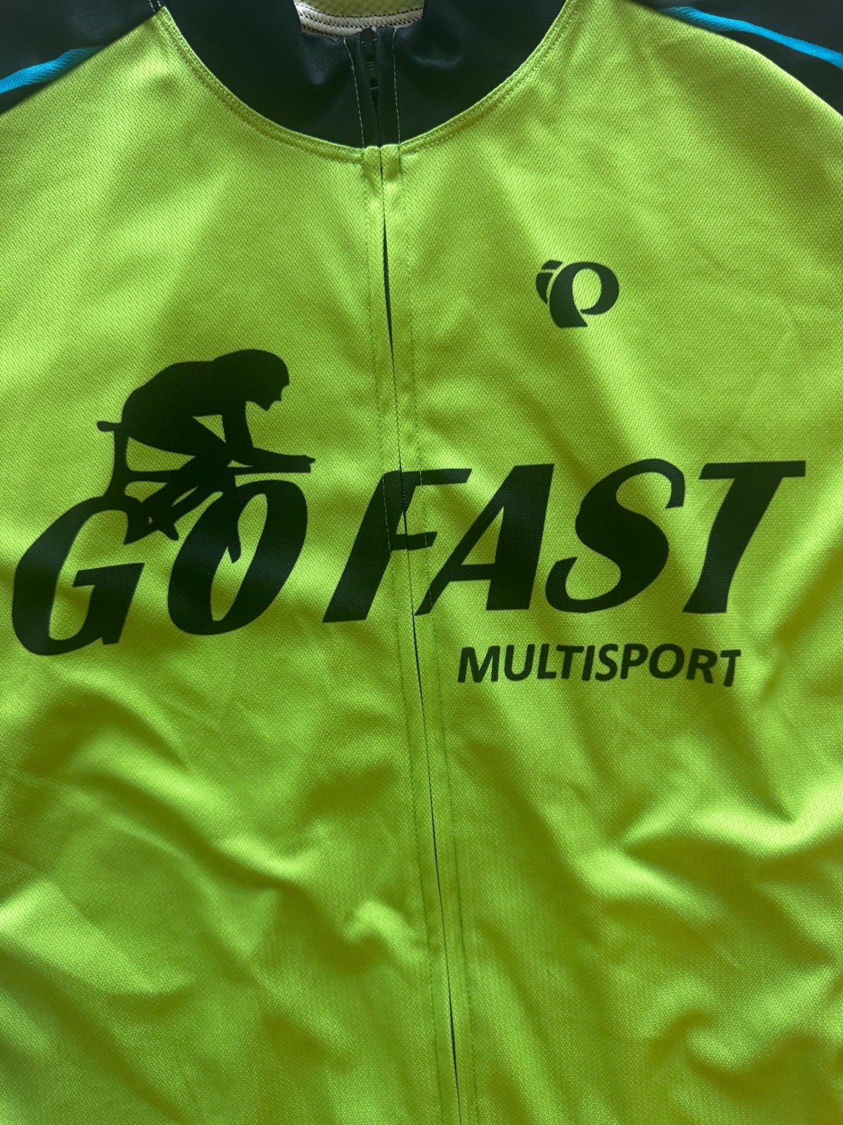 Pearl Izumi Custom Cycling Jersey Men’s XL Go Fast Multisport Full Zip Bike Shir gallery