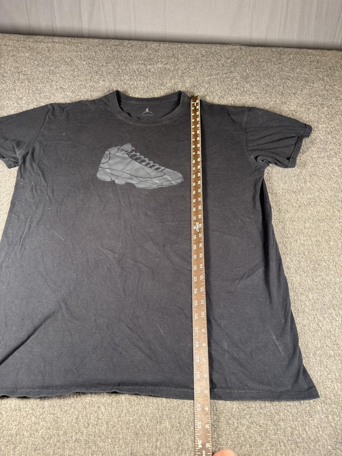 Jordan Shirt Mens 2XL Black Air Jordan 13 Sneaker Graphic Tee Jumpman Basketball gallery
