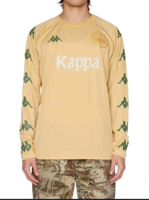 Kappa Authentic Fredrick Man Beige Camel Size Medium New With Tags