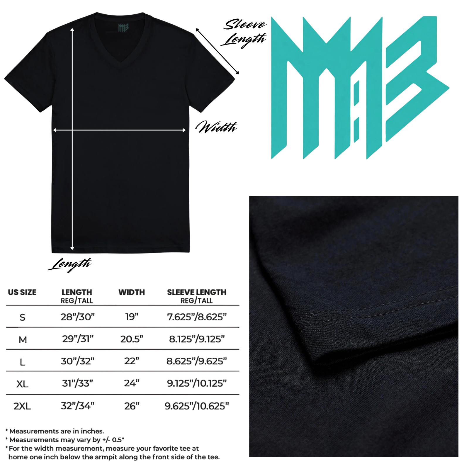Mens Ultra Soft Premium Black Crew Neck T-Shirt 60/40 Cotton Athletic Fit gallery