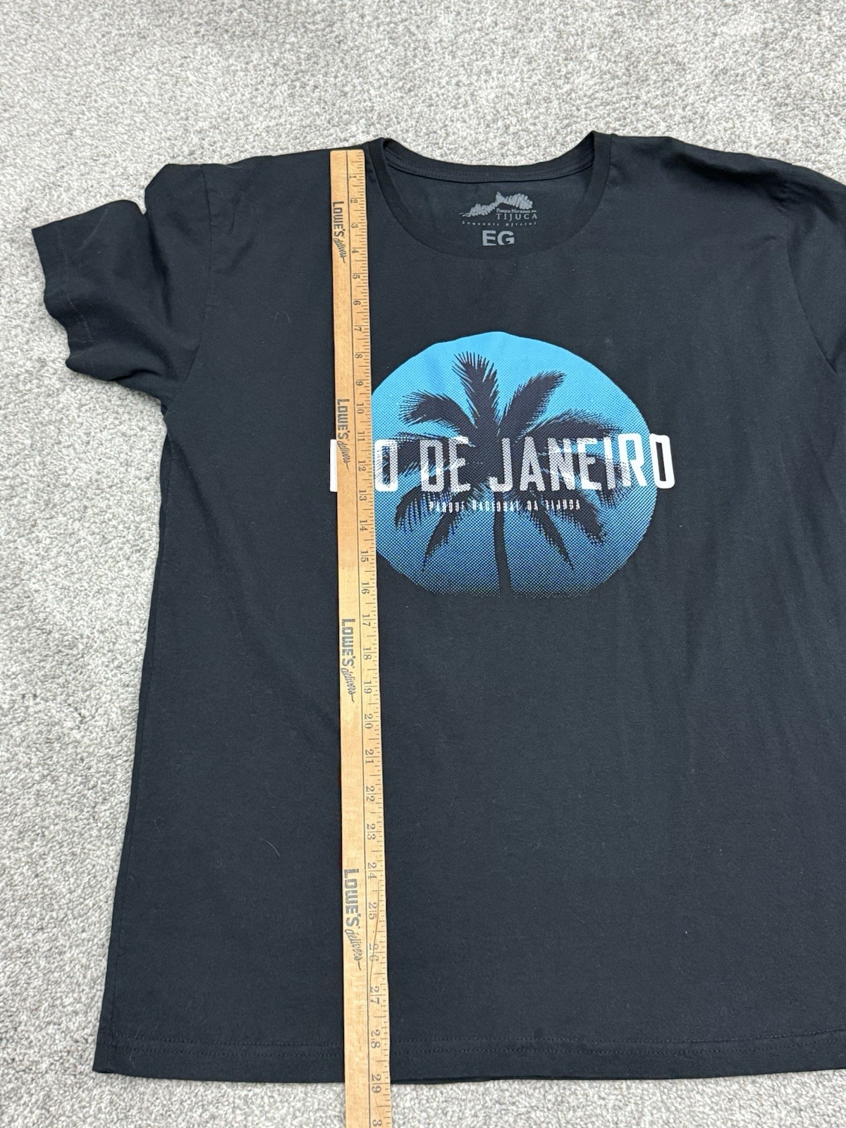 Rio De Janeiro Short Sleeve T Shirt Black XL gallery