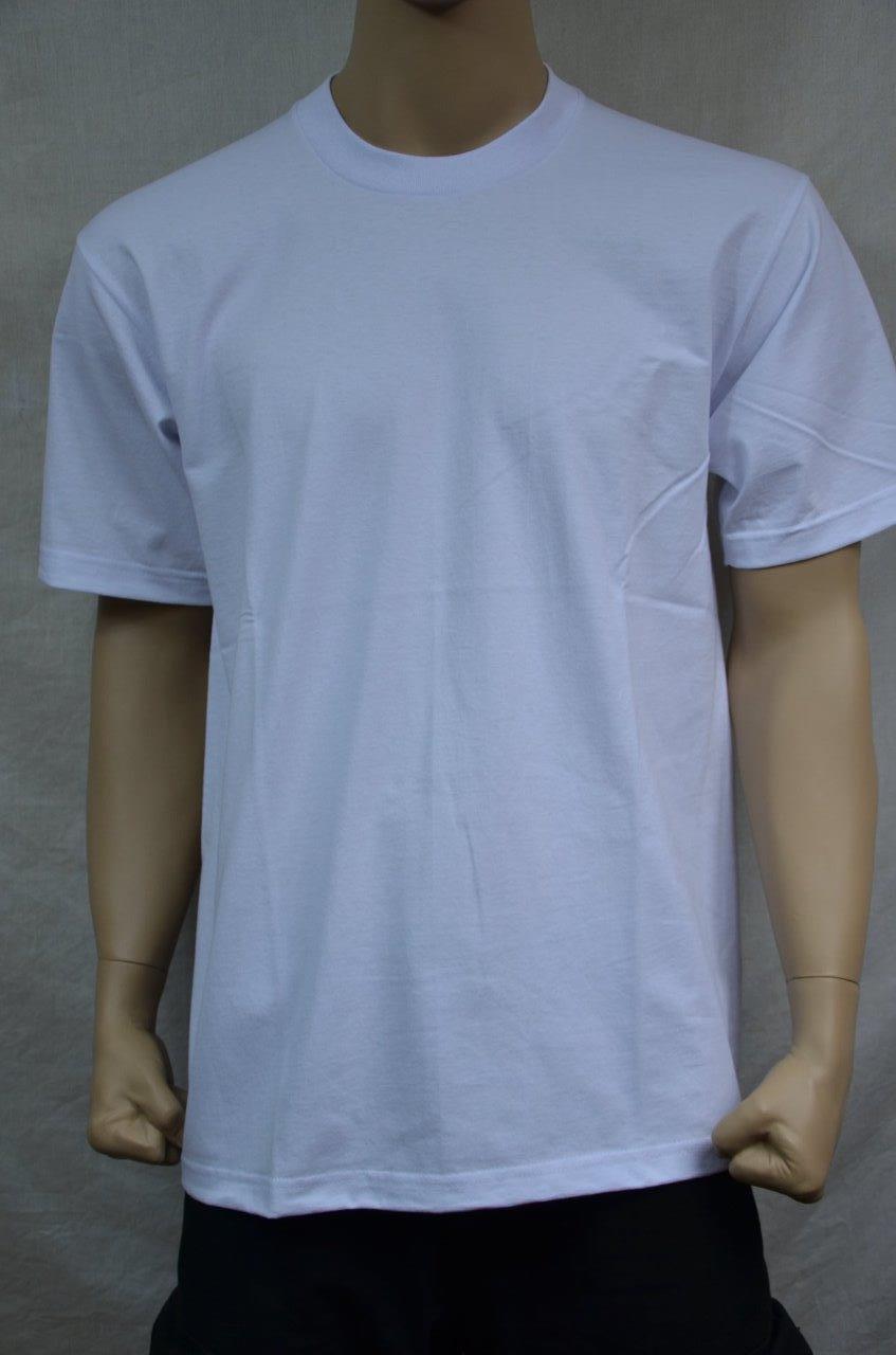 2 NEW PRO5 SUPER HEAVY WEIGHT T-SHIRT WHITE TEE PLAIN BLANK COTTON S-7XL