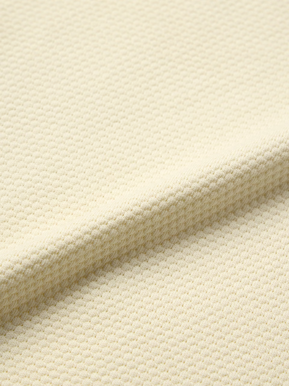 Kung Fu Panda Embroidery Details Textured T-Shirt Cotton Beige - Premium Fabric gallery