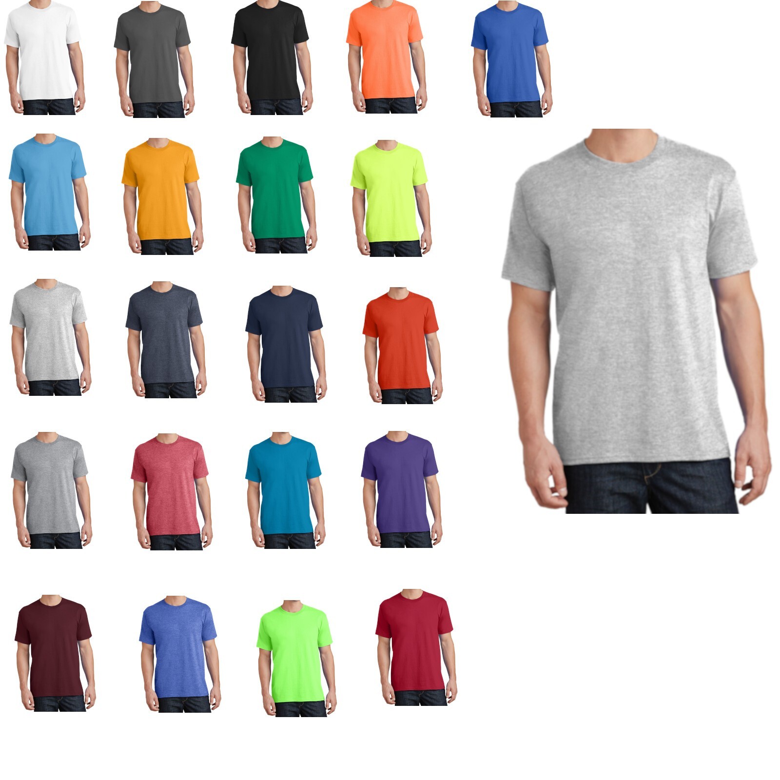 Mafoose Men's Short Sleeve Tall Core Cotton Classic T-Shirt PC54T gallery