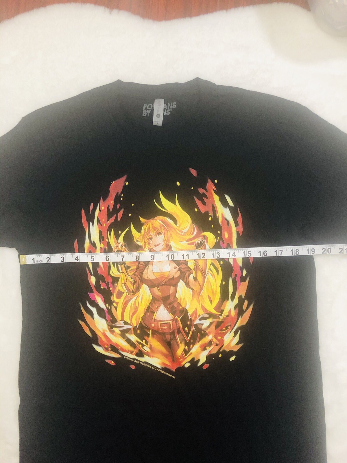Next Level Apparel Mens Sz Med For Fans By Fans Graphic Girl Anime Tshirt Black gallery
