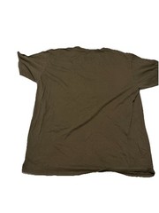 SUREFIRE BUTTON LOGO MILITARY GREEN SHIRT 100% COTTON SIZE LARGE