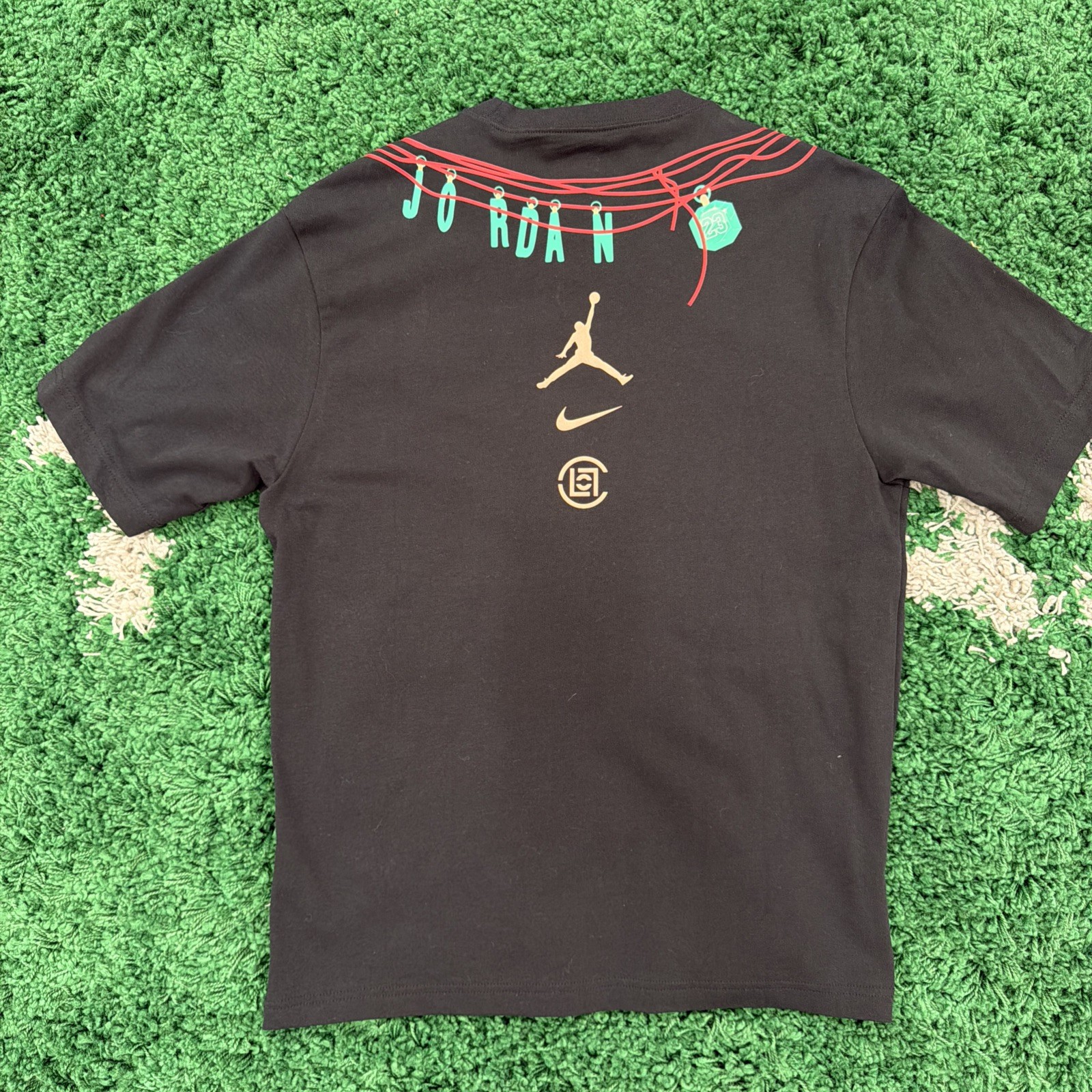 Nike Air Jordan x Clot Black Jade Graphic T-Shirt DJ9740-010 Medium gallery