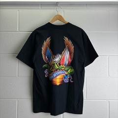 Amphibious Outfitters “Baddest Frog” short-sleeve t-shirt size L