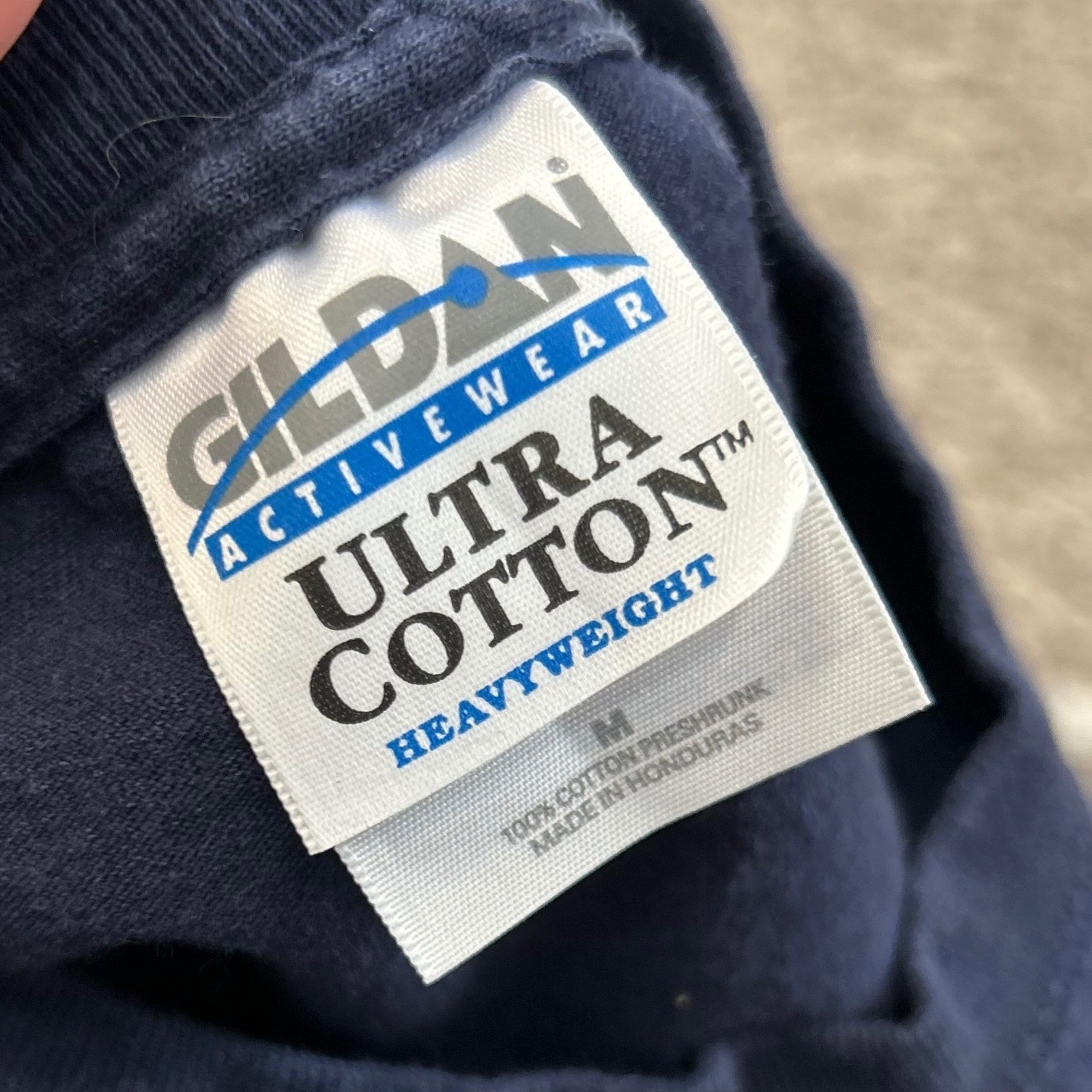 Longaberger Homestead T Shirt Navy Blue Gildan Ultra Cotton Size M gallery