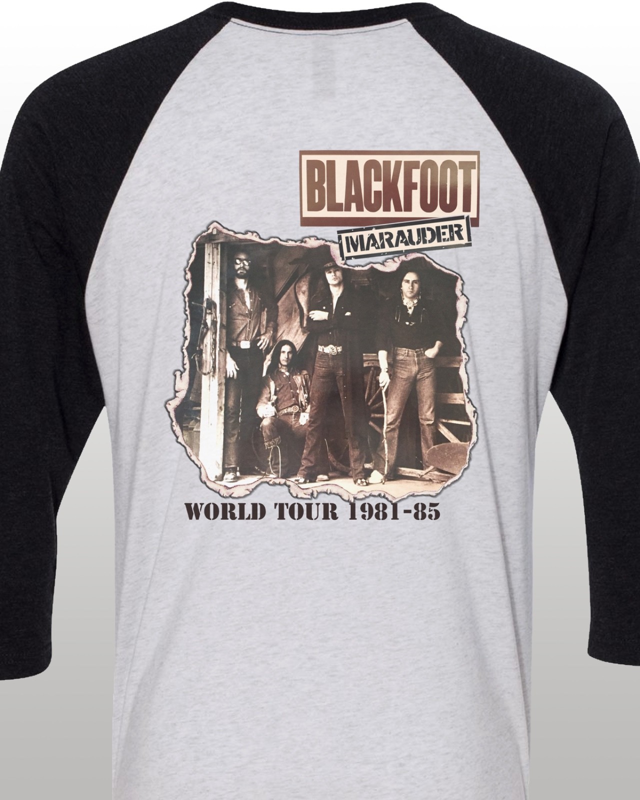Blackfoot 1981 Tour T-SHIRT Vintage FREE SHIP USA Lynyrd Skynyrd gallery