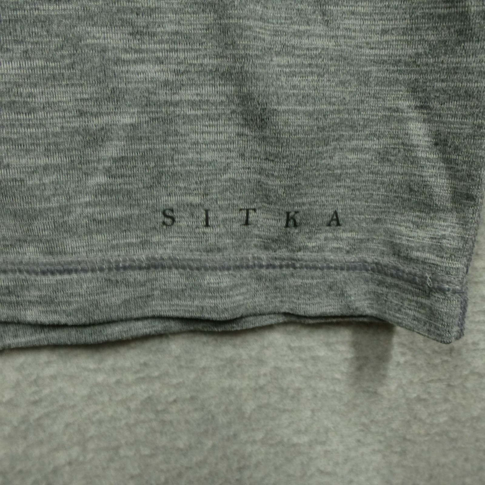 Sitka Henley Shirt Men Small Gray Heather Insect Shield Hanger UPF 30 Base Layer gallery
