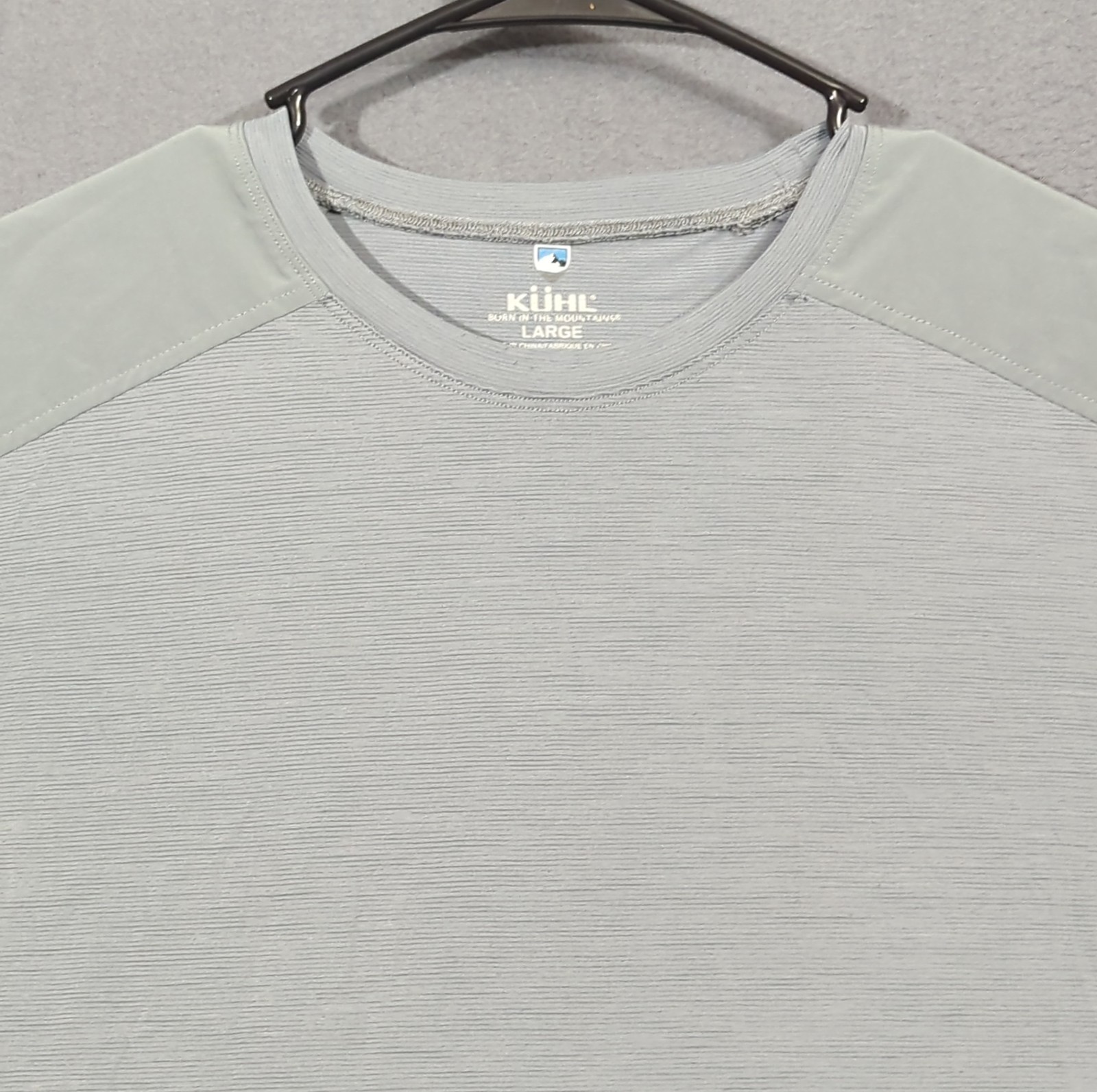 Kuhl T-Shirt Men's L Gray Short Sleeve Merino Wool Blend Performance Outdoor gallery