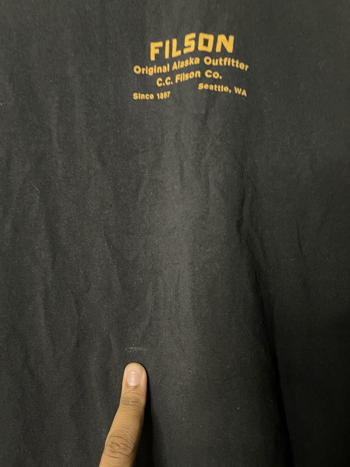 CC Filson Original Alaska Outfitter T Shirt Size 2XL *FLAW* gallery