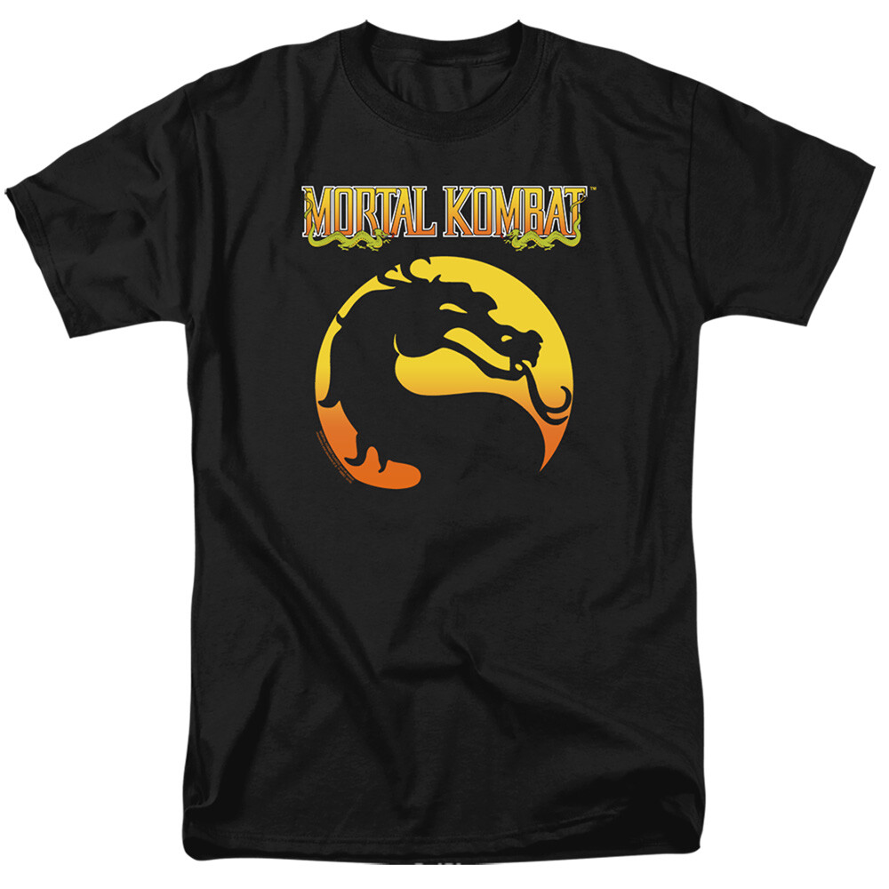 Mortal Kombat Classic Logo Licensed Adult T-Shirt gallery