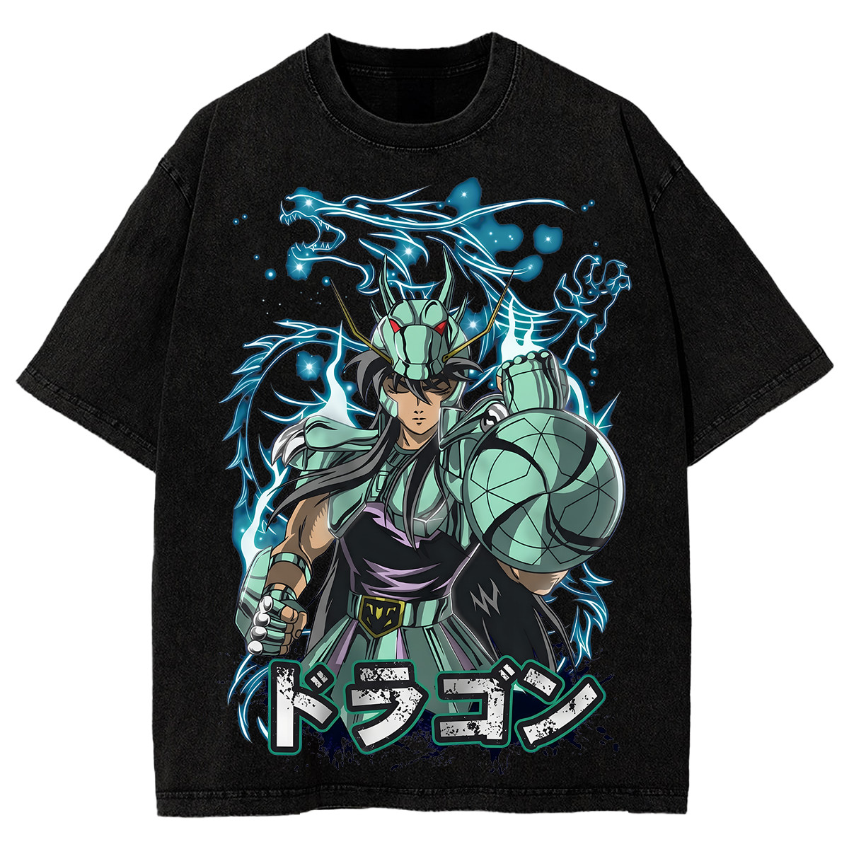DBZ Shiryu Saint Seiya Graphic Tee Fans And Lovers Anime T-Shirt