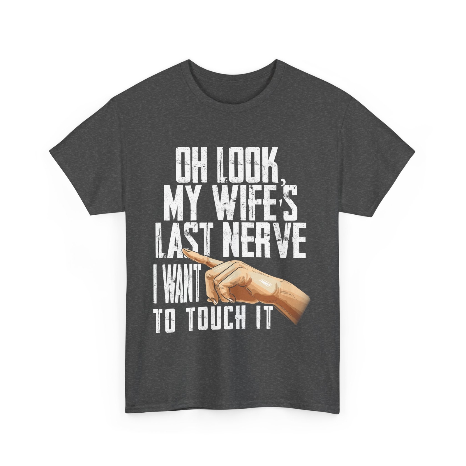 Husband Shirt, My Wife’s Last Nerve Sarcastic Quote Husband T-shirt
