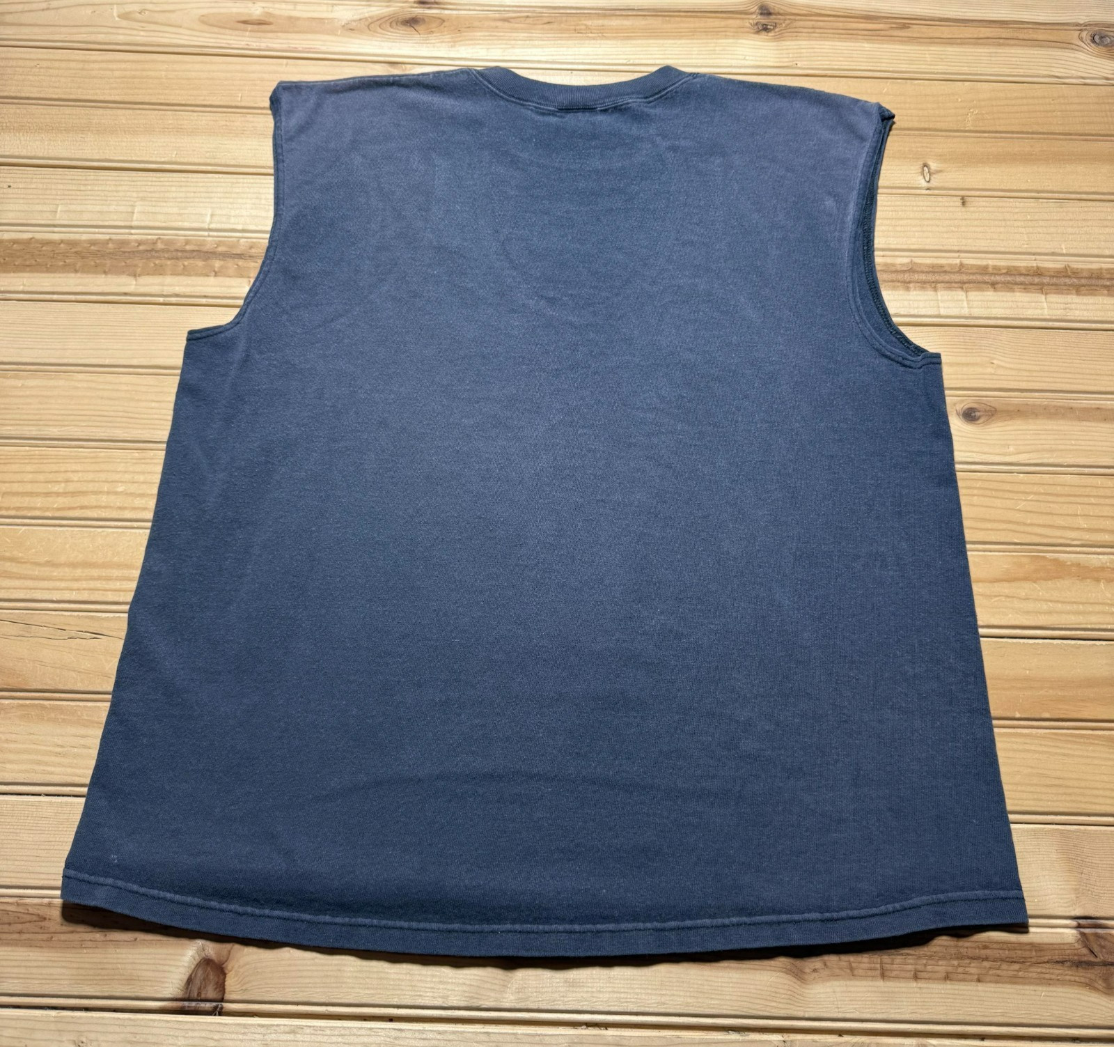 Vintage Y2K Nike Sportswear Mini Swoosh Embroidered Blank Muscle Shirt USA Large gallery