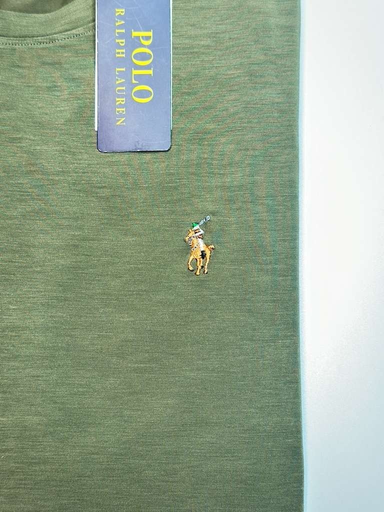 NWT Polo Ralph Lauren Men Crew Neck Olive Green T Shirt Free Shipping gallery