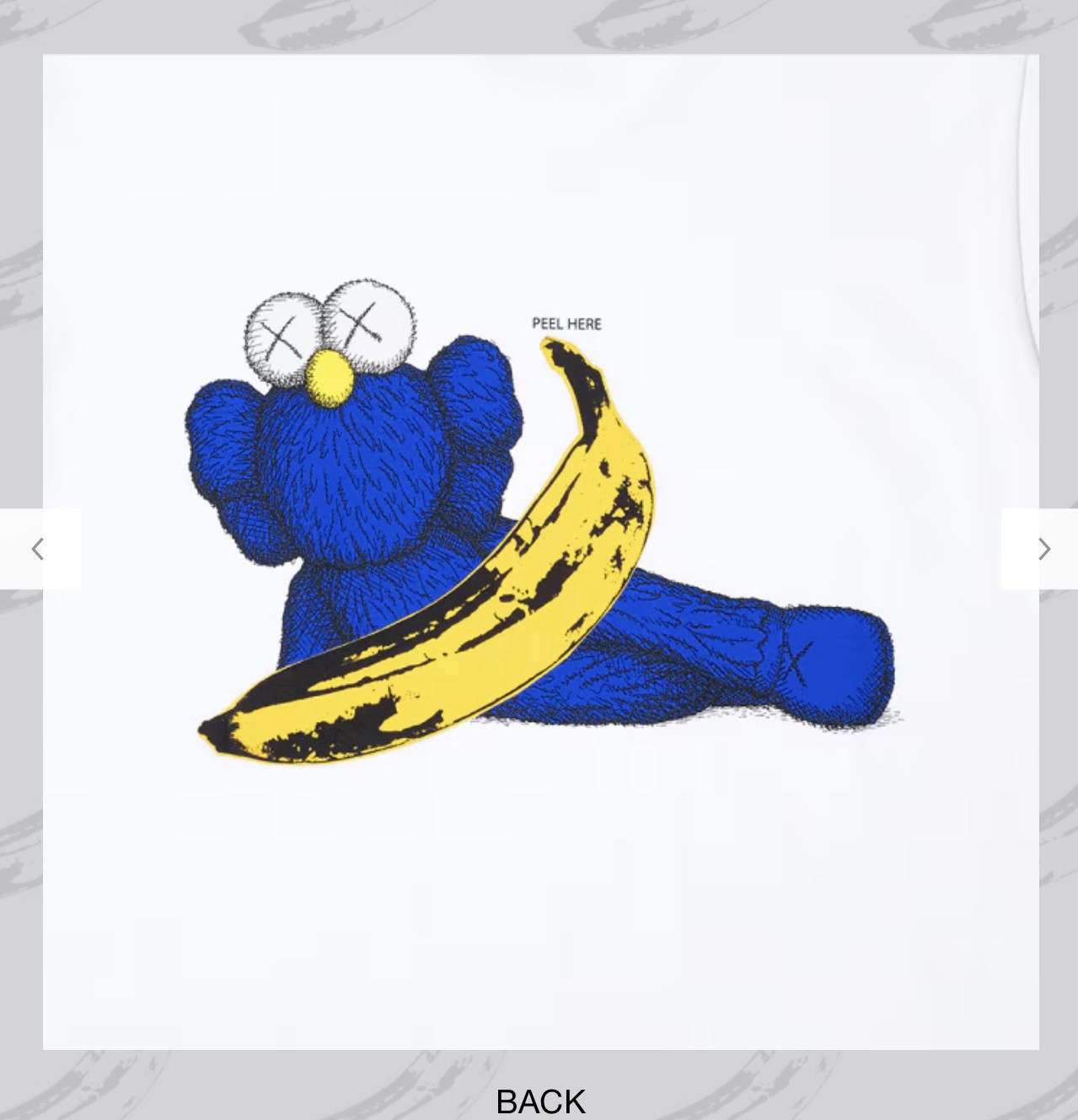 KAWS x Uniqlo x Warhol UT Graphic Banana T-Shirt White - JP Japan Sizing 2XL gallery