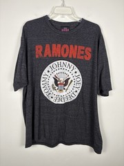 Ramones Black Shirt Ramones 1-2-3-4 Size XL Hey Ho Lets Go