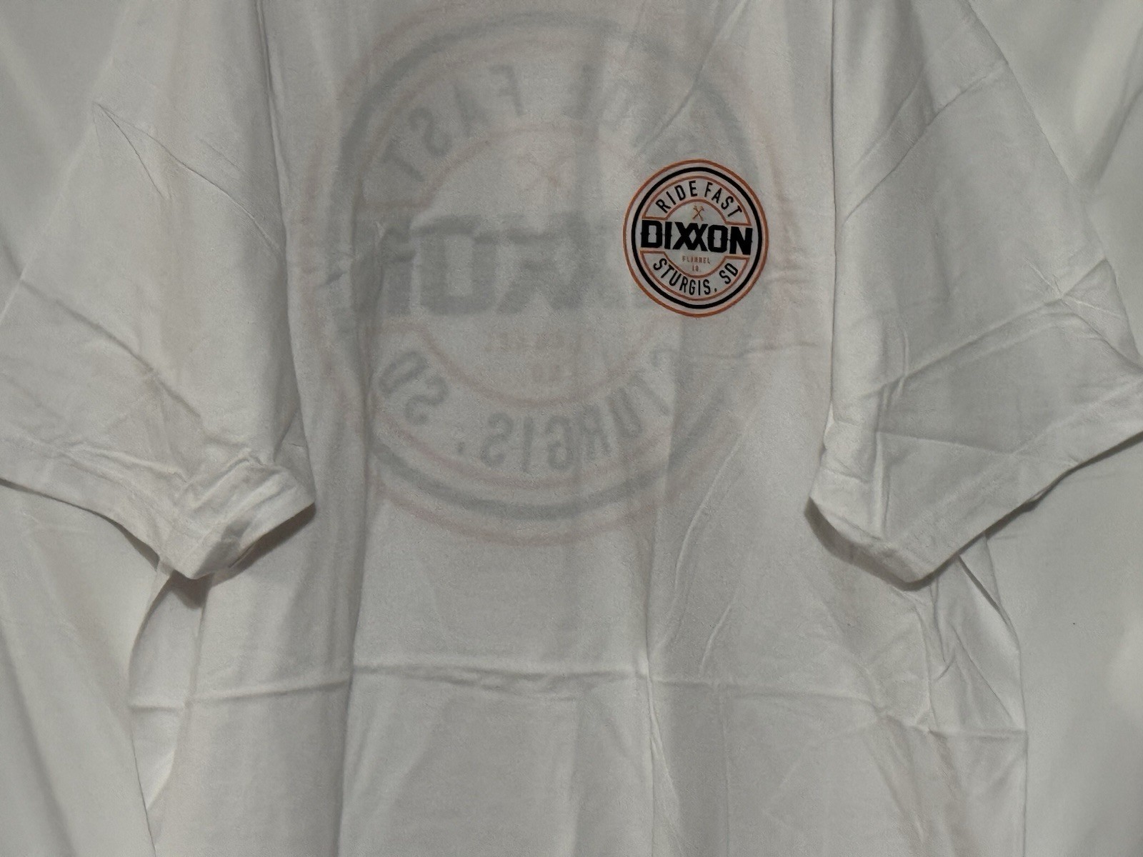 75 characters ✔) Alternate: Dixxon Sturgis Ride Fast Corpo White Tee 2XL NWOT gallery