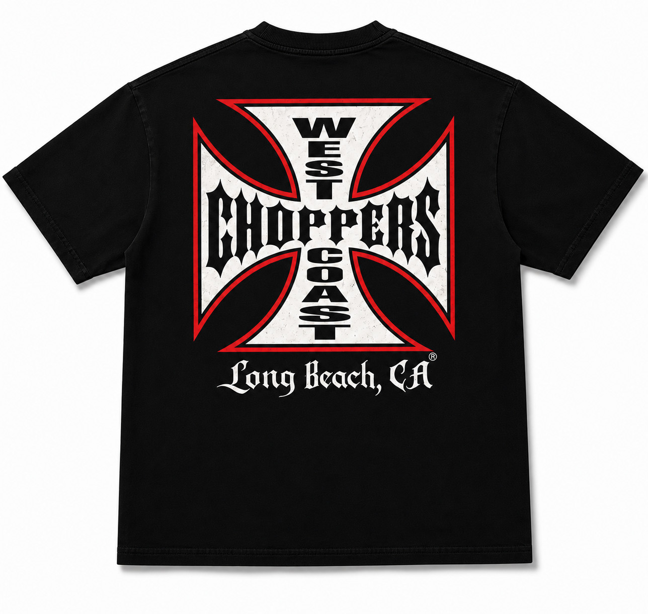 Men'S Trendy T-Shirt Featuring a Unique West Coast Choppers Letter Print shirt gallery