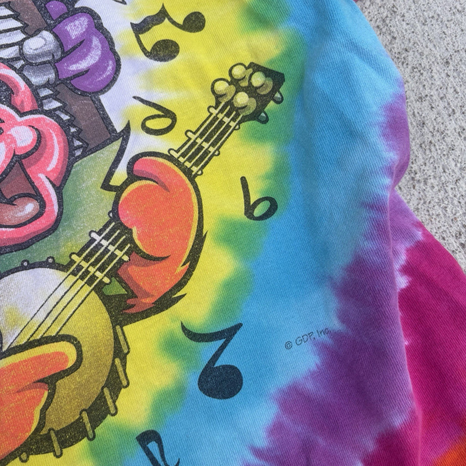 Liquid Blue Grateful Dead Big River Jamboree Tie-Dye T Shirt Size L gallery