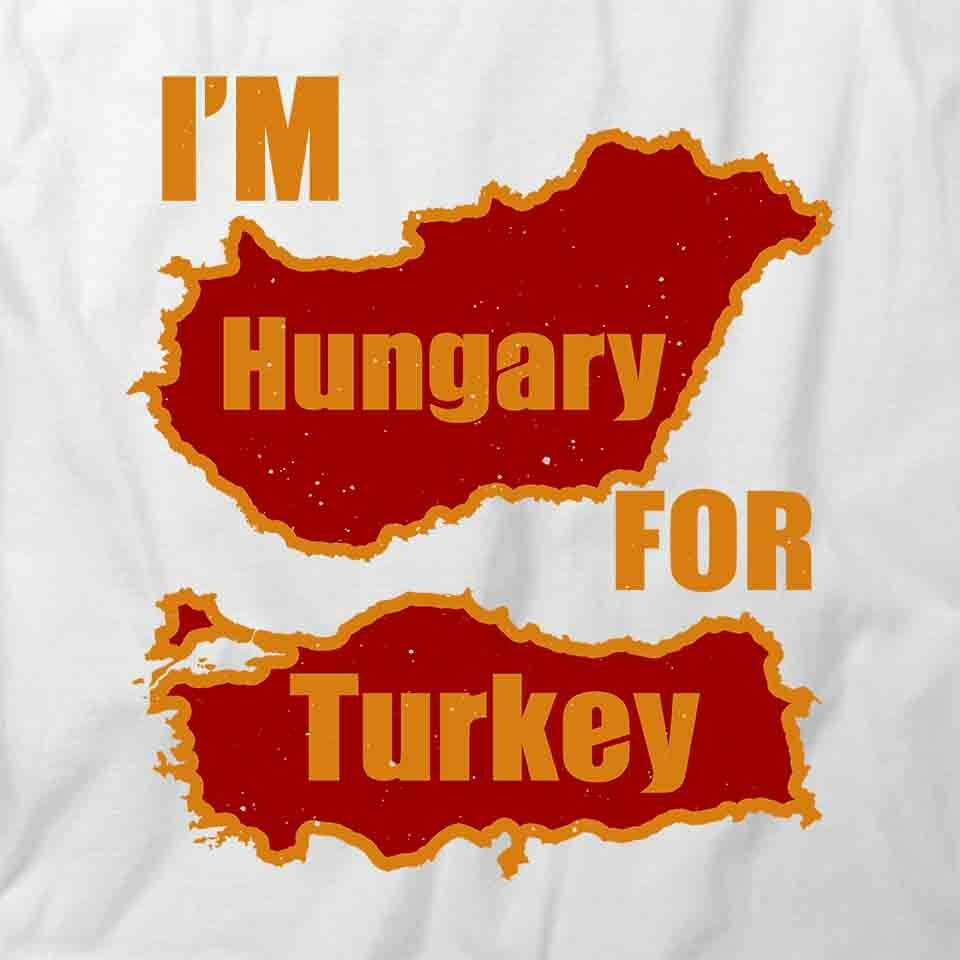 HUNGARY FOR TURKEY Tee Short-Sleeved Cotton THANKSGIVING HOLIDAY S1WS471 gallery