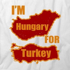 HUNGARY FOR TURKEY Tee Short-Sleeved Cotton THANKSGIVING HOLIDAY S1WS471