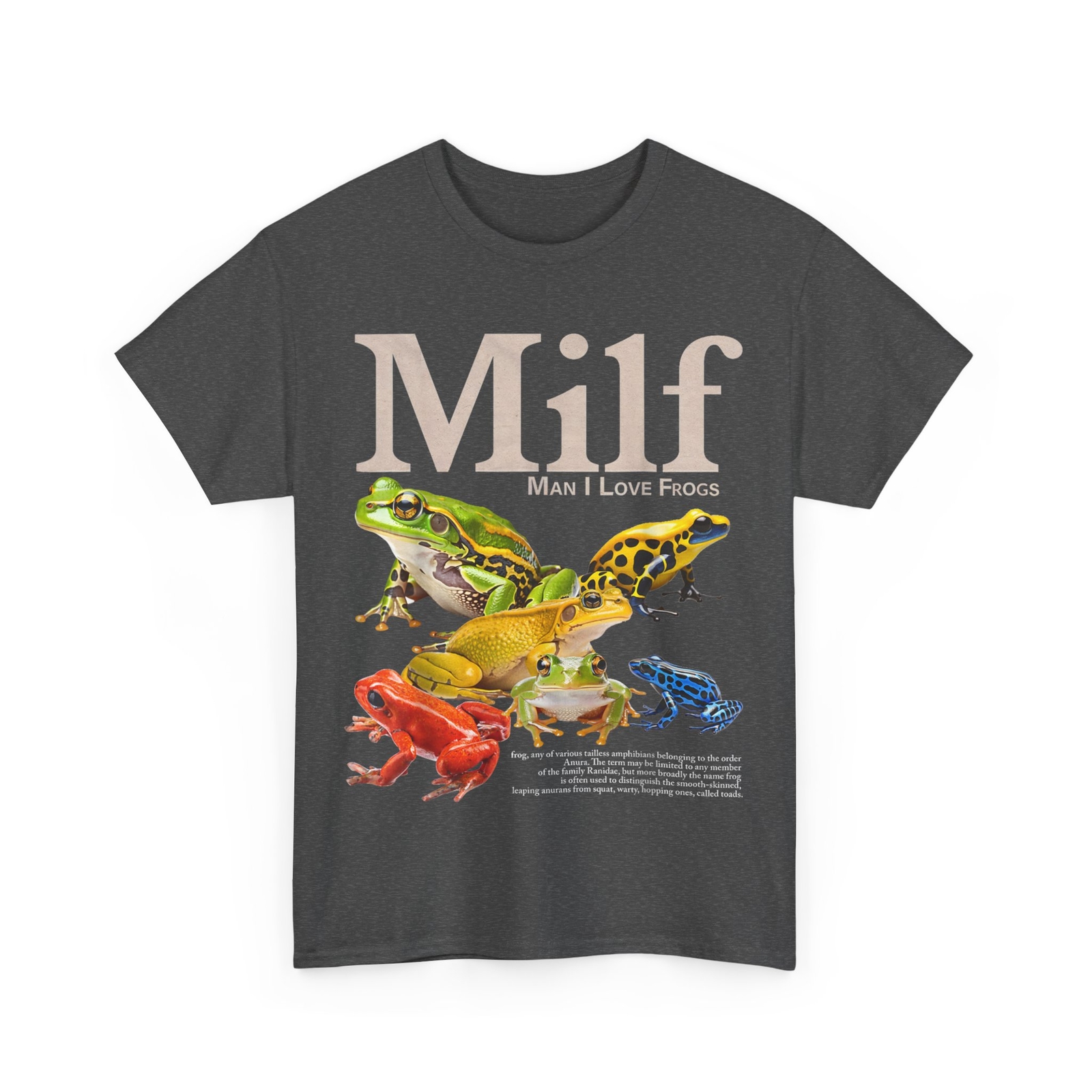 MILF Man I Love Frogs Funny Saying Humor Lovers T-Shirt gallery