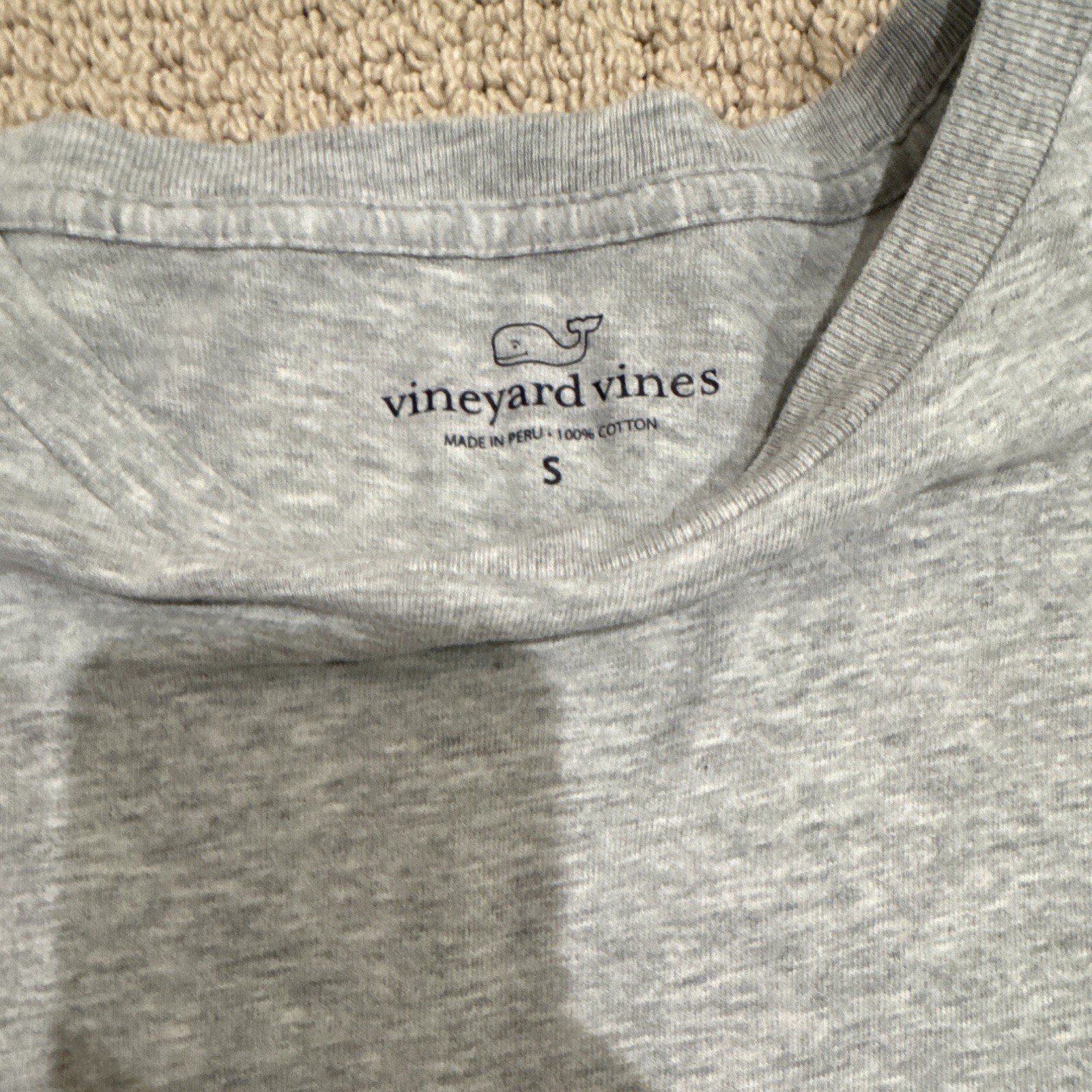 Vineyard Vines Men's Gray Pocket T-Shirt NYC Empire State Building S Cotton gallery