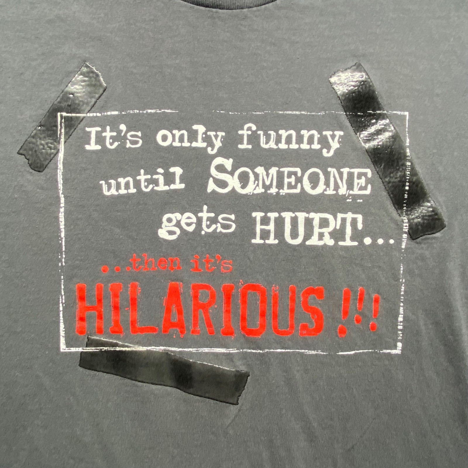 Tennessee River Mens Med Graphic T Shirt It's Only Funny Until Someone Gets Hurt gallery