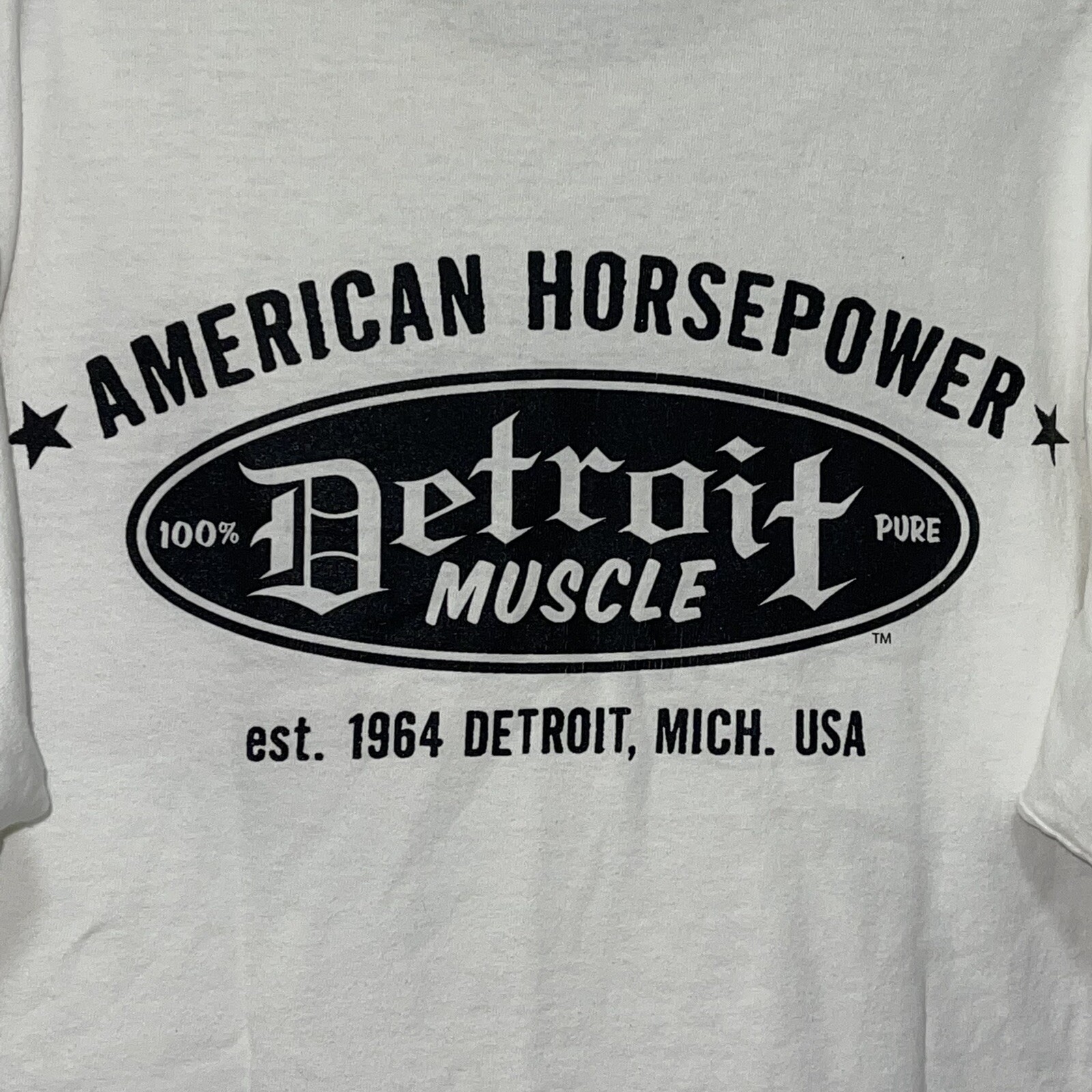 Detroit Muscle t shirt American Horsepower mens size medium euc e2300 gallery