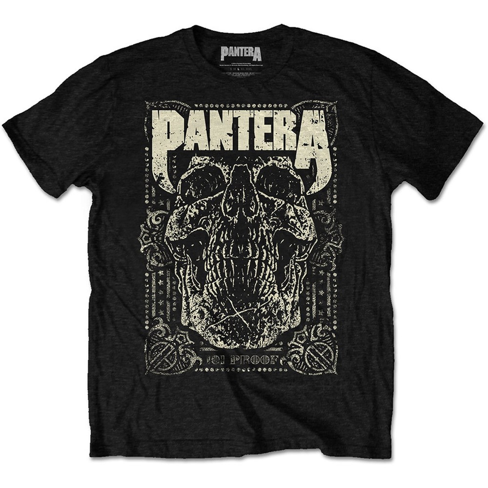 Pantera 101% Proof Dimebag Darrell Skull Official Mens T-Shirt