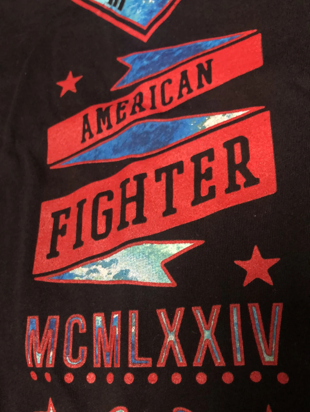 AMERICAN FIGHTER Men's T-Shirt LANDER Biker Black Athletic MMA S-4XL gallery