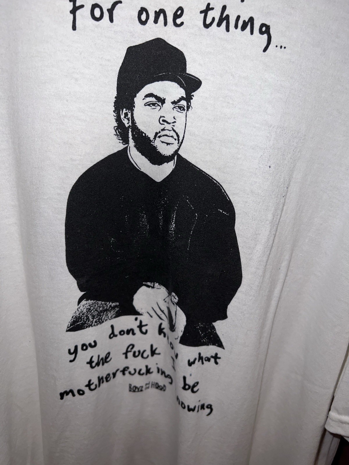 Boyz N The Hood Movie Ripple Junction White T-Shirt 2XL gallery