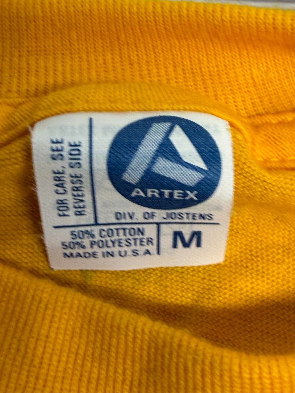 Vintage 80s Callaghan Class Catch It Shamrock T-Shirt USA Artex Yellow Green M gallery