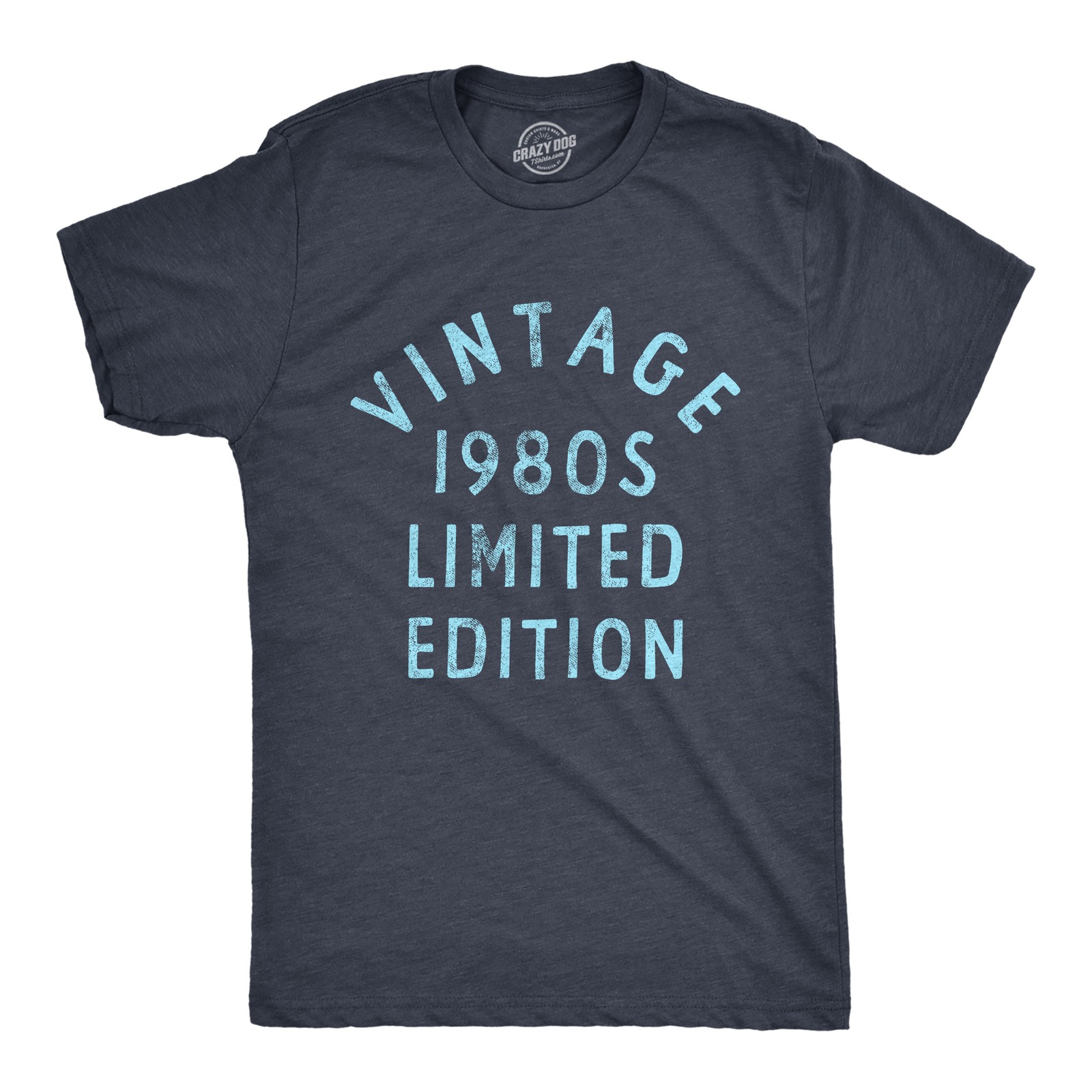 Mens Vintage 1980s Limited Edition T Shirt Funny Cool 1980 Theme Classic Tee for gallery