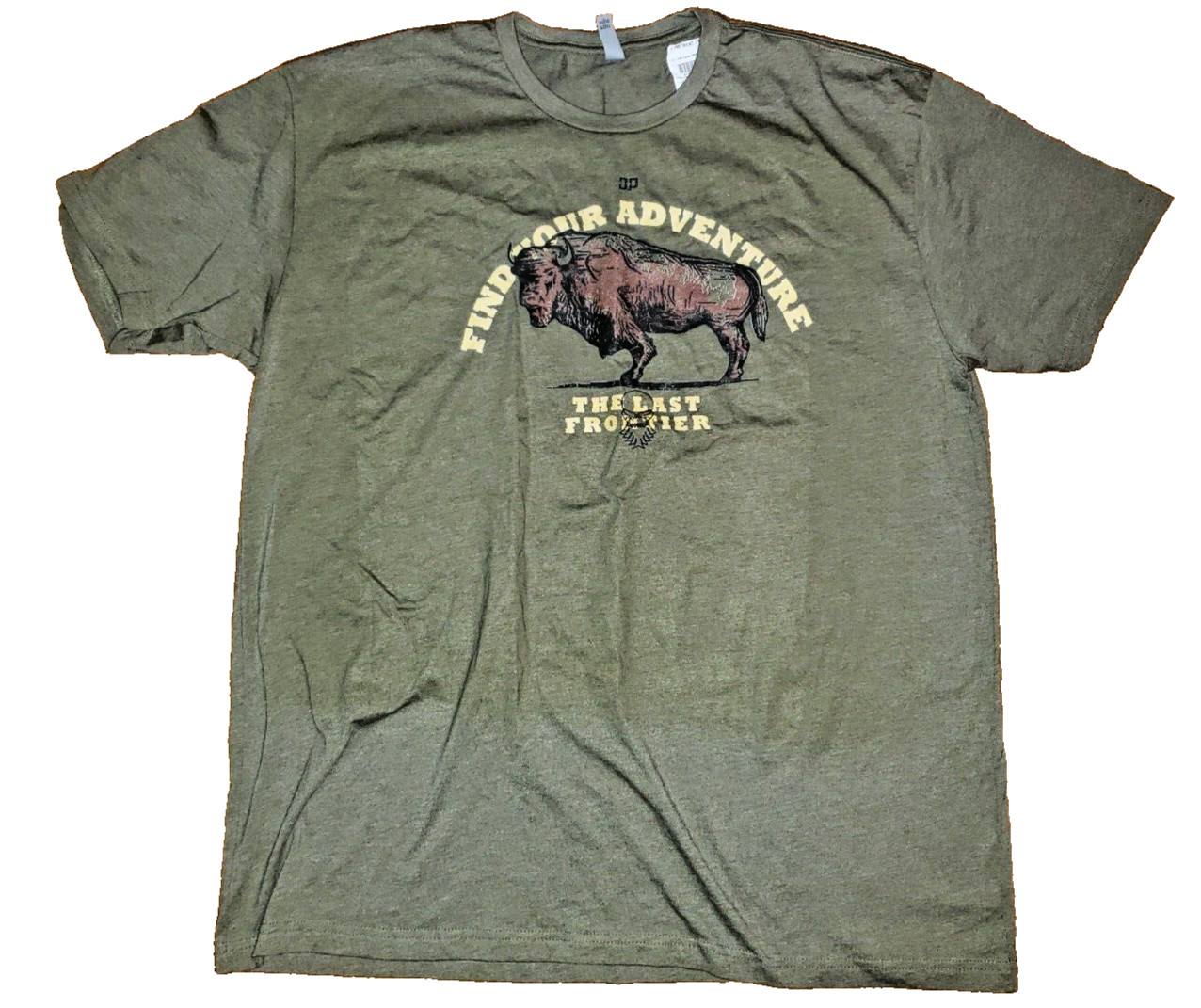 Find Your Adventure Buffalo Green Graphic Tee Shirt Size 2X