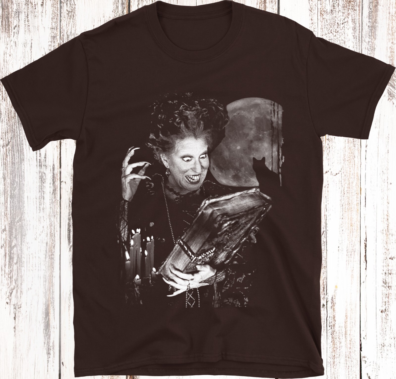 Abracadabra Hocuspocus Simsalabim Winifred Sanderson Witch Magic Spell Book Tee gallery