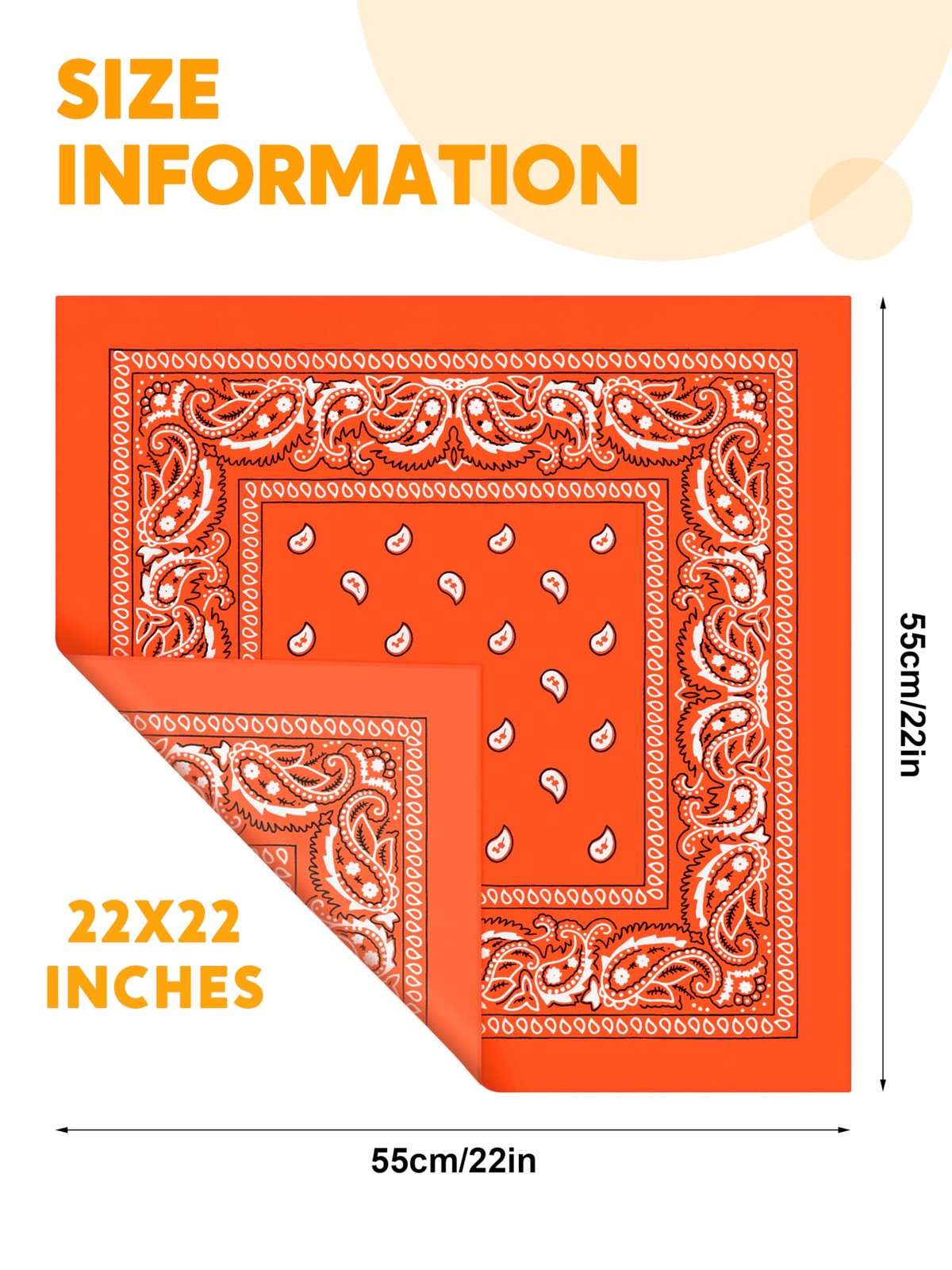 12 Pack Novelty Bandanas Paisley Print Cowboy Bandana Handkerchiefs, Assorted... gallery