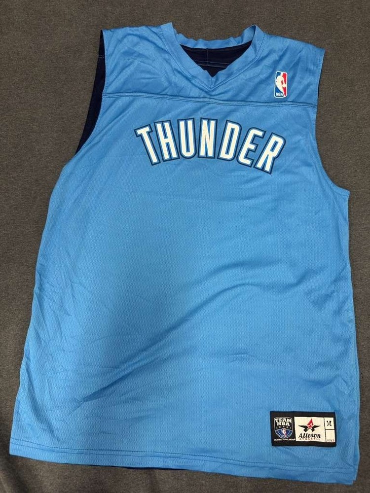 Oklahoma City Thunder NBA Alleson Athletic Reversible Mesh Jersey Men’s Size M