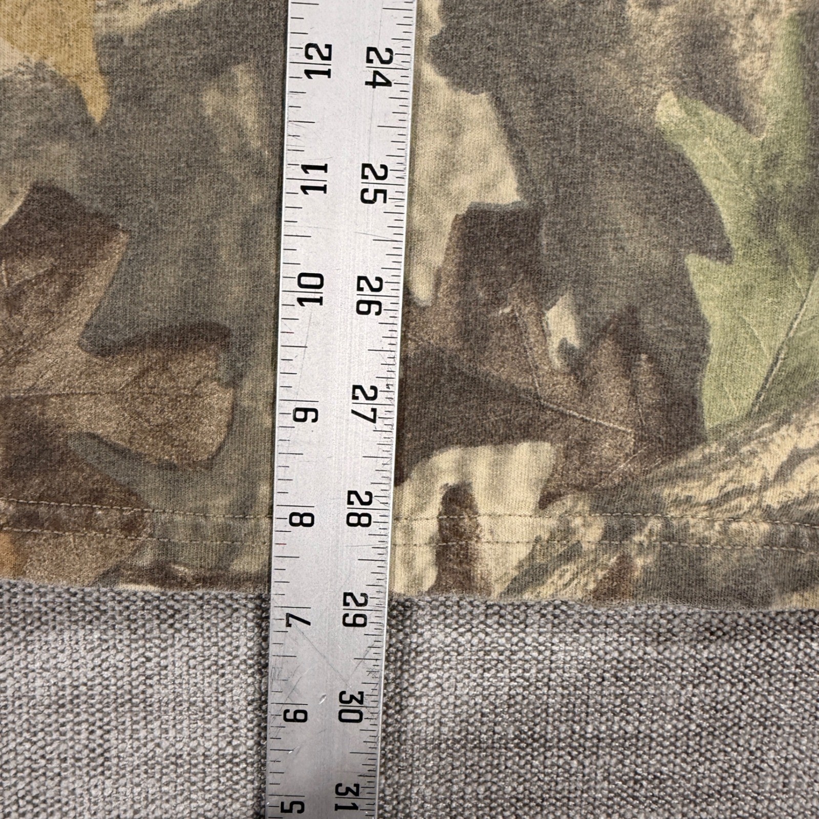 Jerzees Outdoors Pocket T-Shirt Mens XL Camo Excellent Advantage Timber Print gallery