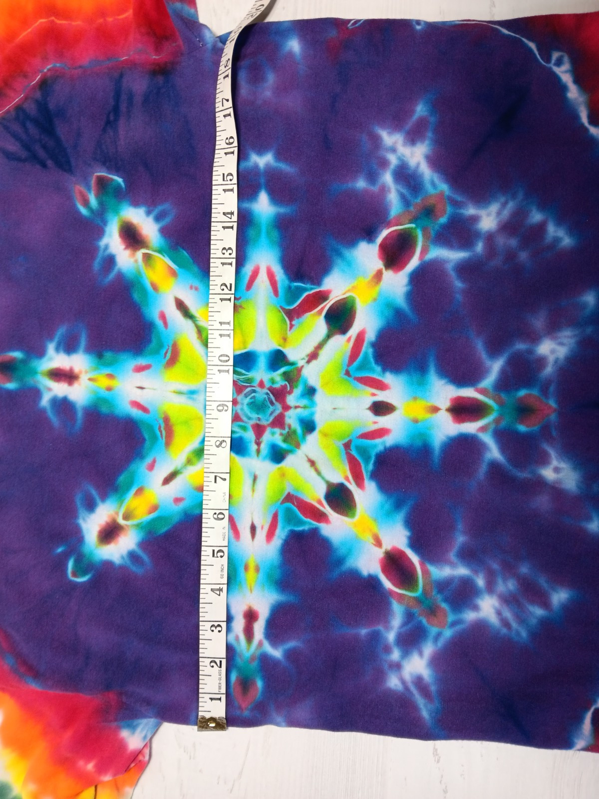 Vintage 90s Deluxe Custom Tie Dye Longsleeve T-shirt Medium *See Measurements. gallery