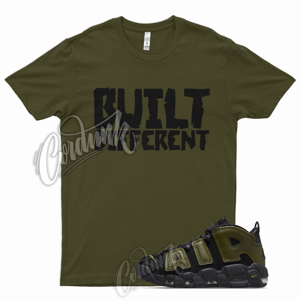 Olive BUILT T Shirt for N Air More Uptempo Rough Green Vapormax 95 97 Legion gallery