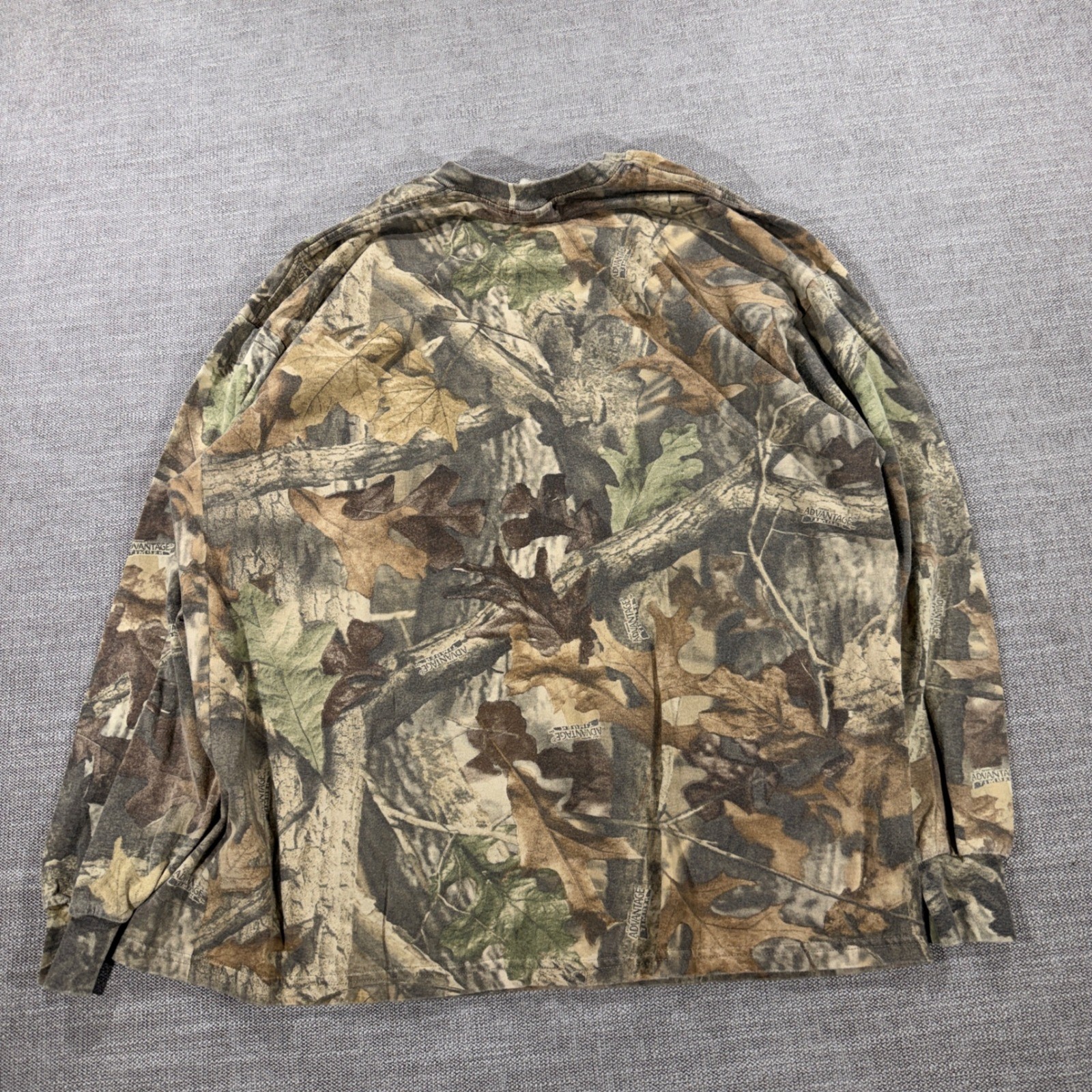 Jerzees Outdoors Pocket T-Shirt Mens XL Camo Excellent Advantage Timber Print gallery