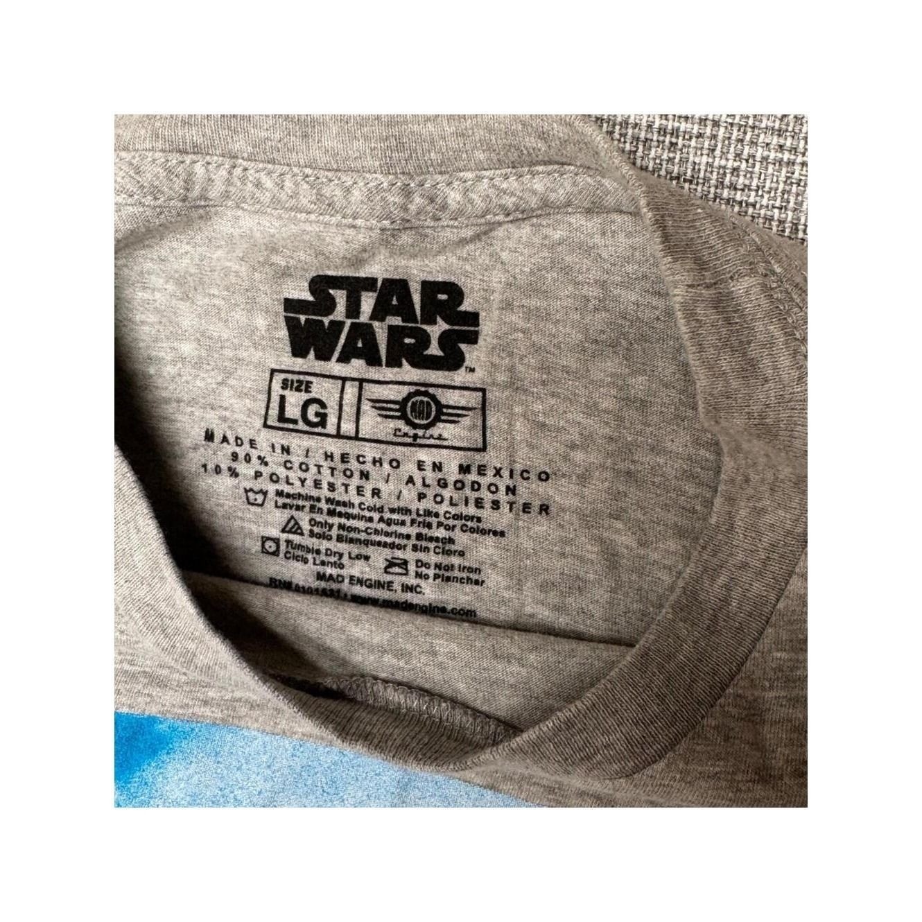Star Wars AT-AT Walker Hoth Battle Gray Graphic T-Shirt Size L Fifth Sun gallery