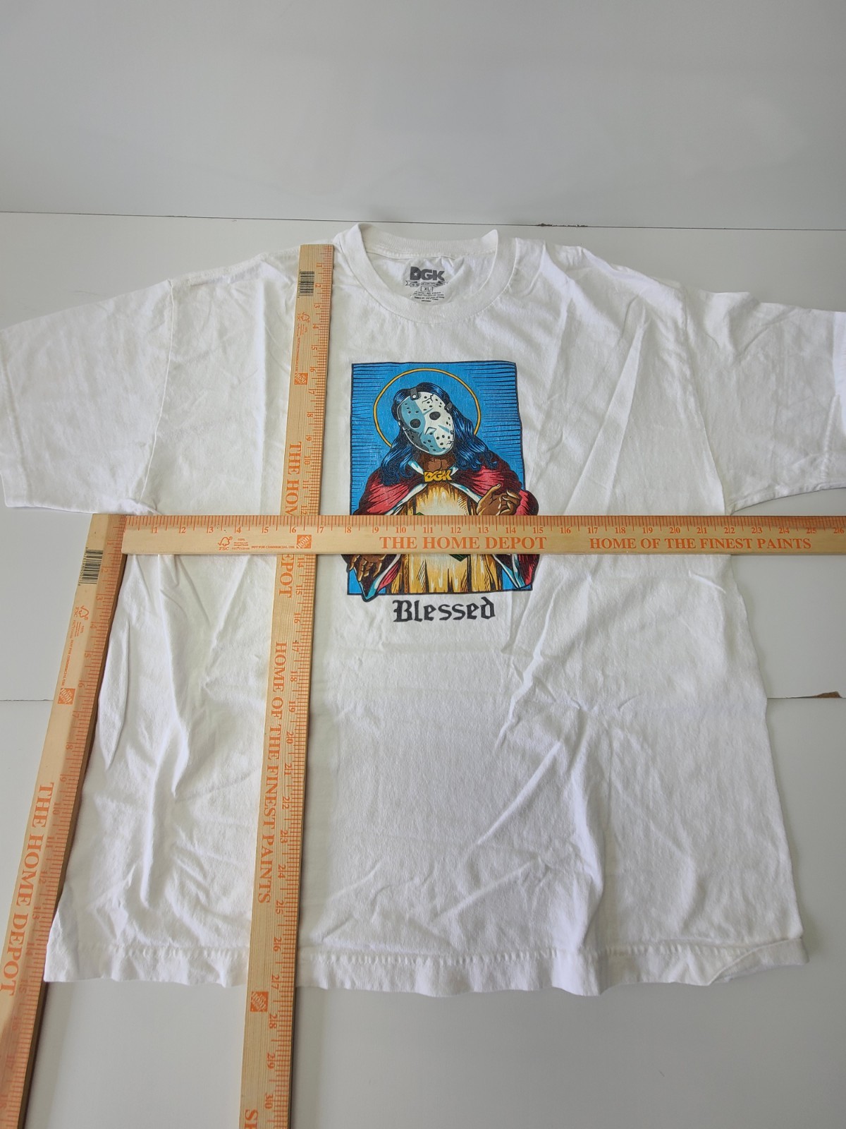 DGK Blessed Jason Mask Tee Mens XL Dirty Ghetto Kids Skate Streetwear Shirt gallery