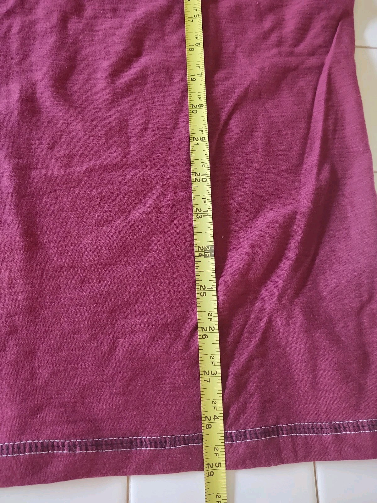 NWT Modern Culture Club 80's Burgundy Short Sleeve Henley Size XL gallery